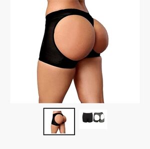 Black bootie-pop panty short. Size XL. New without tags.